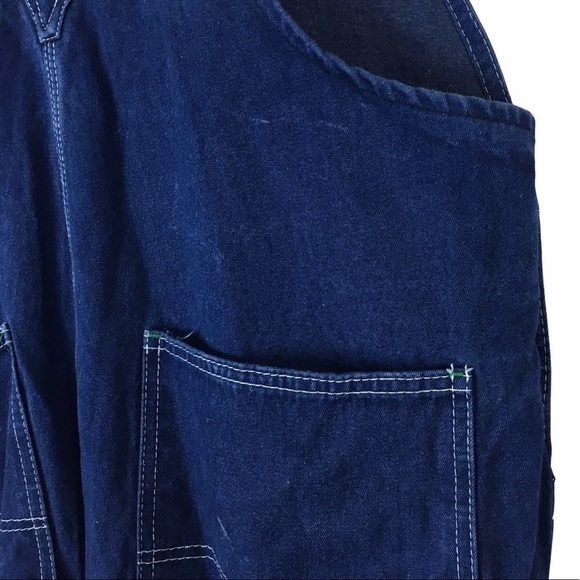 LIBERTY Overalls Carpenter Long Pants Bib Denim Work Ranch Farm Outdoor Size 42 - Picture 9 of 13